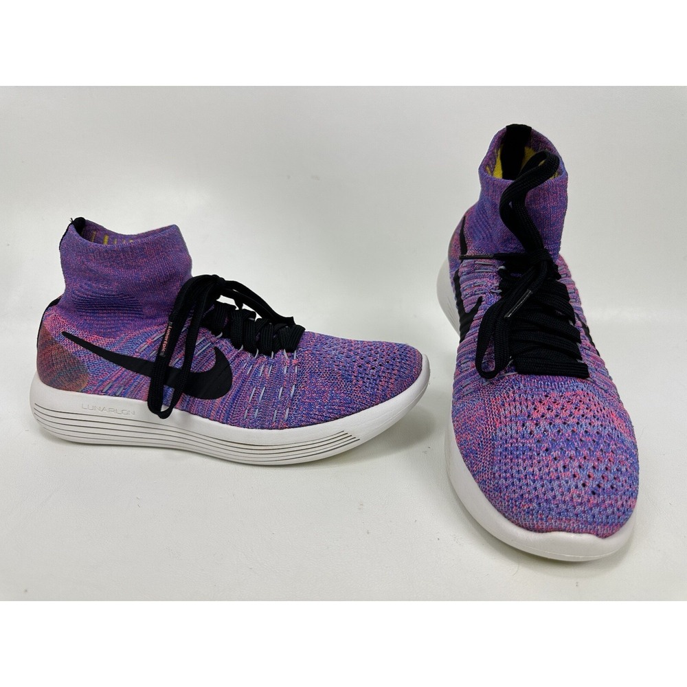 Nike LunarEpic Flyknit Purple 818677-604‎ Women's Size 8.5 Shoes